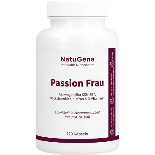 PASSION Woman Ashwagandha+Saffron+Maca+B6 capsules 120 pcs