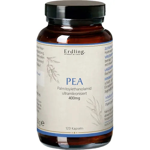 PEA palmitoylethanolamide 99.23% vegan caps.Erdling 120 pcs