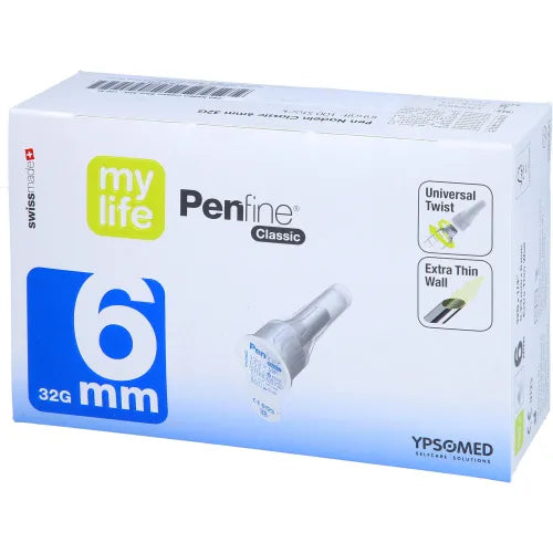 PEN needles Classic 6 mm 32 g 100 pcs