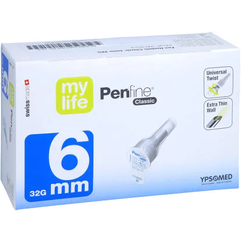 PEN needles Classic 6 mm 32 g 100 pcs