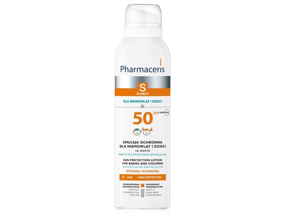 PHARMACERIS S Sun protection emulsion for babies and children SPF50+ 150 ml