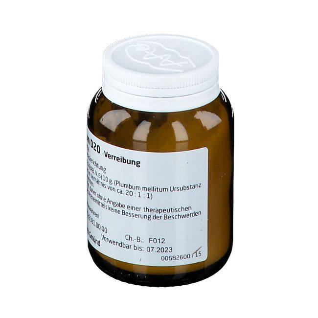 PLUMBUM MELLITUM D 20 Trituration 50 g