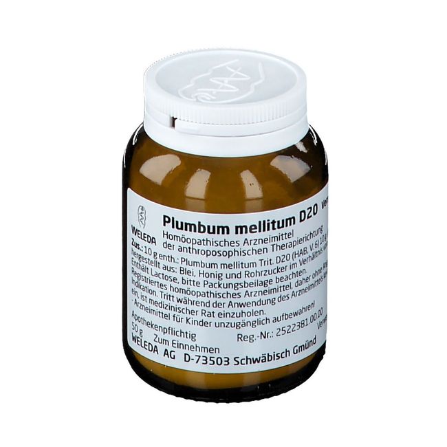 PLUMBUM MELLITUM D 20 Trituration 50 g