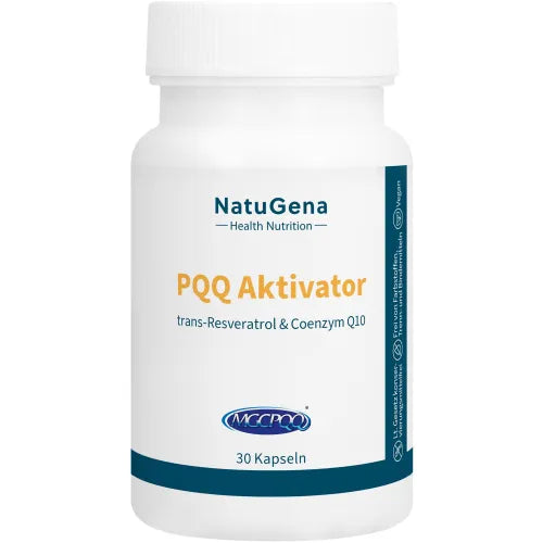 PQQ (or vitamin B14 ACTIVATOR), RESVERATROL, Coenzyme Q10, Vitamin E - 2