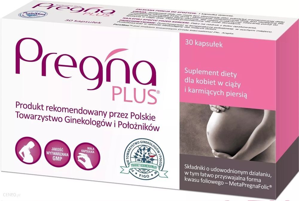 PREGNA PLUS x 30 capsules, for pregnant and breastfeeding women