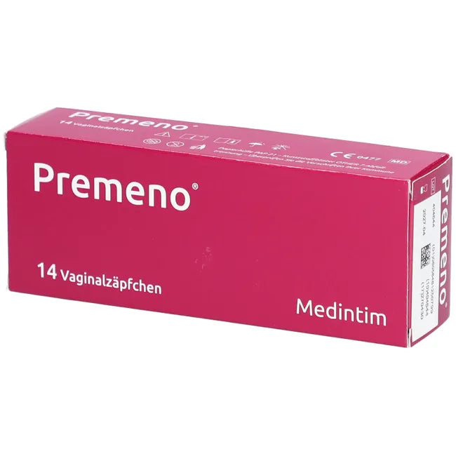 PREMENO vaginal suppositories 14 pcs
