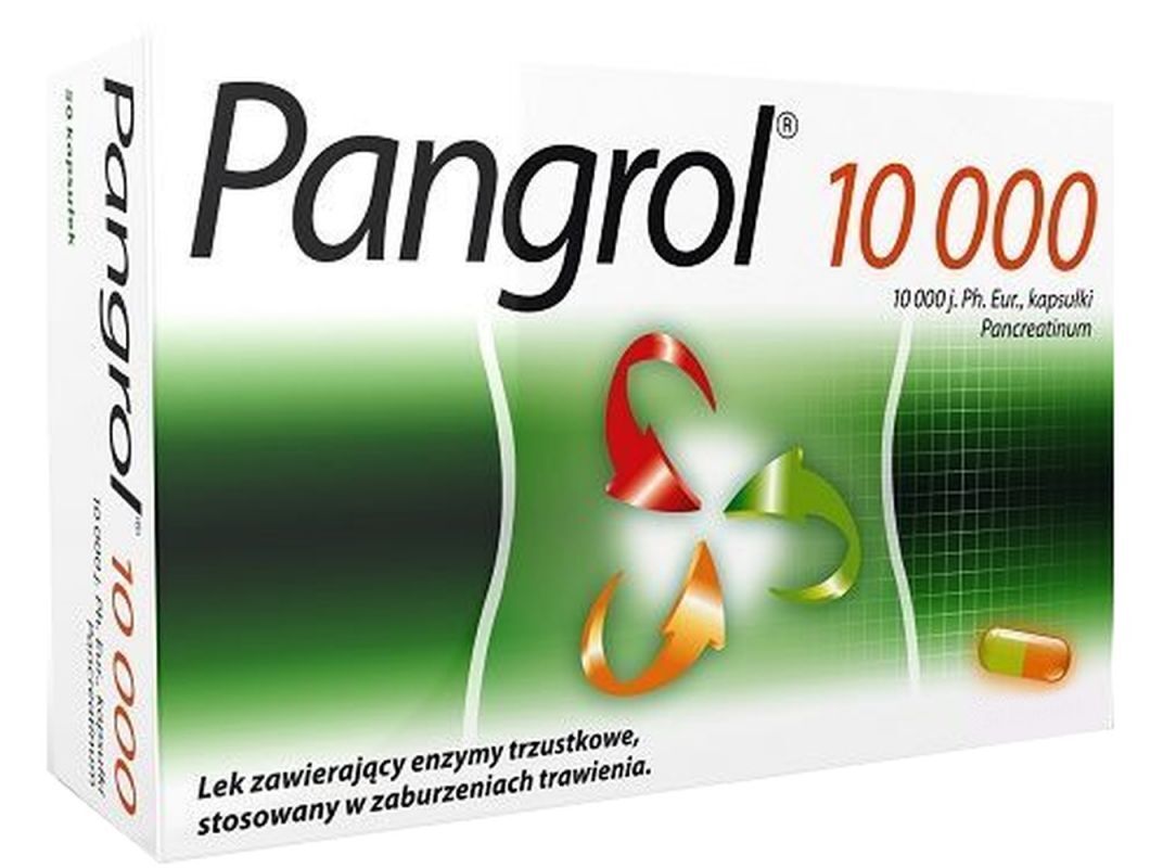 Pangrol 10,000 50 capsules