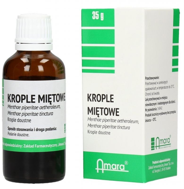 Peppermint leaves and peppermint oil, Mint Drops