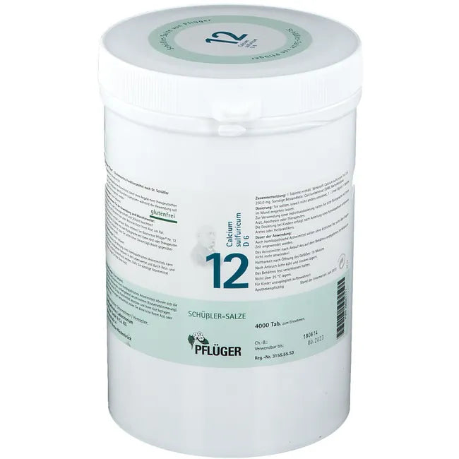 Pflüger 12 Calcium sulfuricum D 6 Tabl.