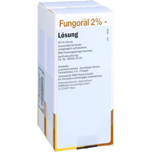 Pityriasis versicolor, skin rash, (seborrheic dermatitis) FUNGORAL 2% solution