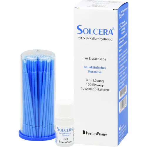 Potassium hydroxide, Actinic keratoses treatment, SOLCERA