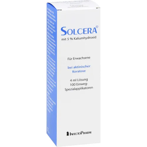 Potassium hydroxide, Actinic keratoses treatment, SOLCERA