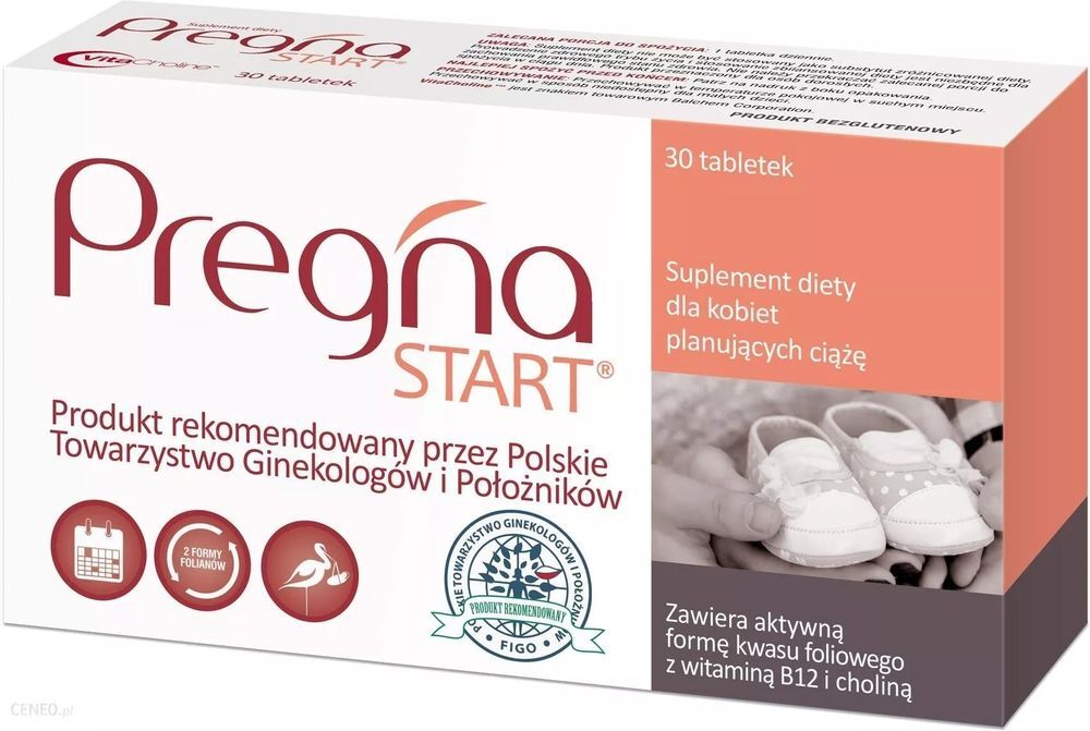 Pregna START x 30 tablets, pregnacare vitamins