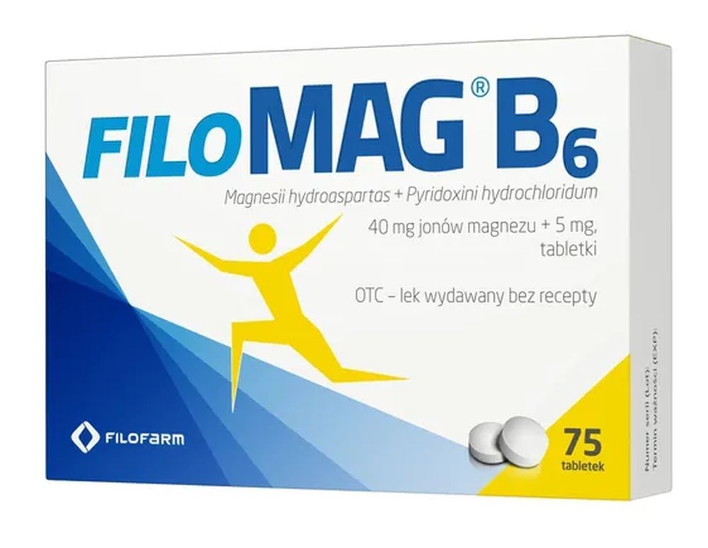 Prevent muscle cramps, vitamin b6 and magnesium, FILOMAG B6