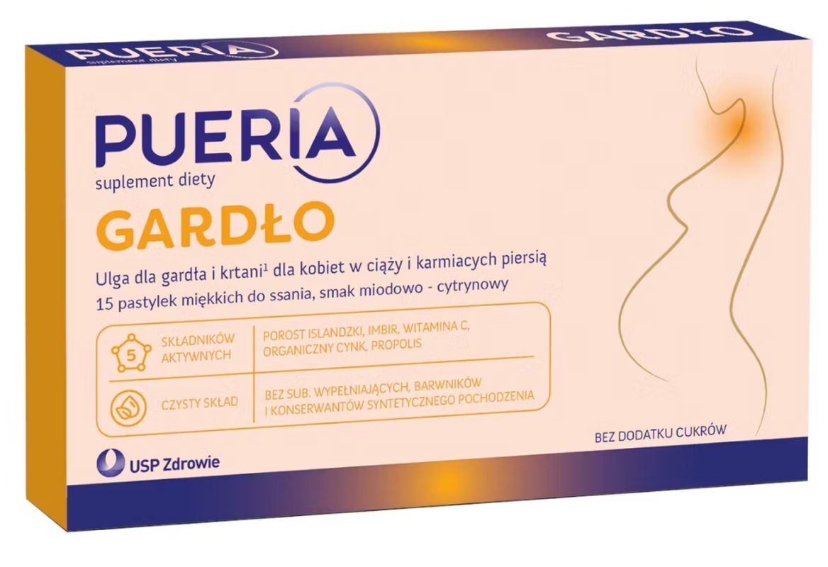 Pueria Throat 15 soft lozenges