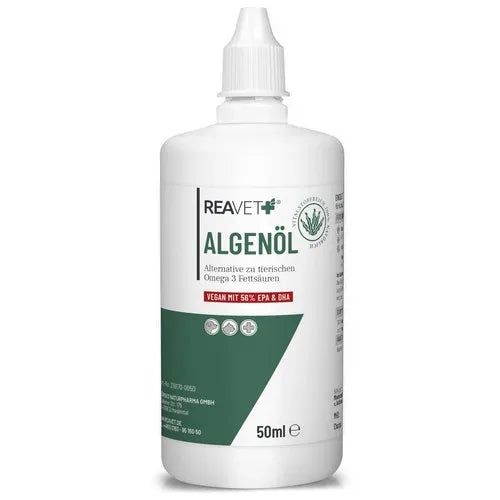 For Dogs and cats fish allergies REAVET Algae Oil 50 ml