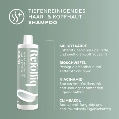 REFOLLIQ deep cleansing hair & scalp shampoo