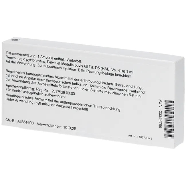 RENES REGIO pyelorenalis GL D 5 ampoules