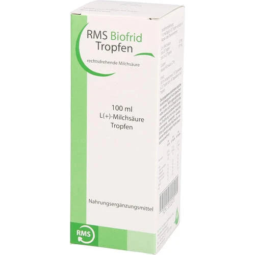 RMS Biofrid Lactic Acid dextrorotatory Drops 100 ml