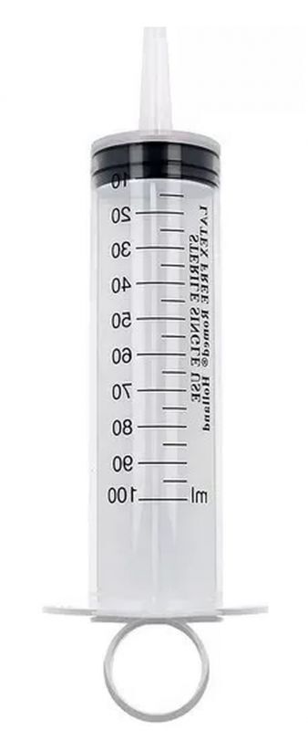 ROMED 100 ml three-piece syringe with catheter tip 1 piece