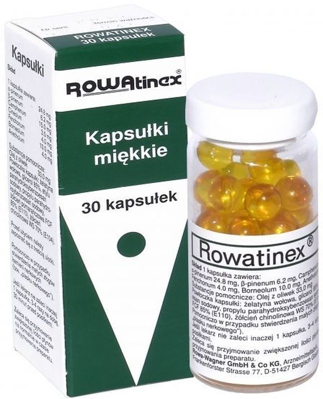 ROWATINEX x 30 capsules kidney stone pain, kidney pain