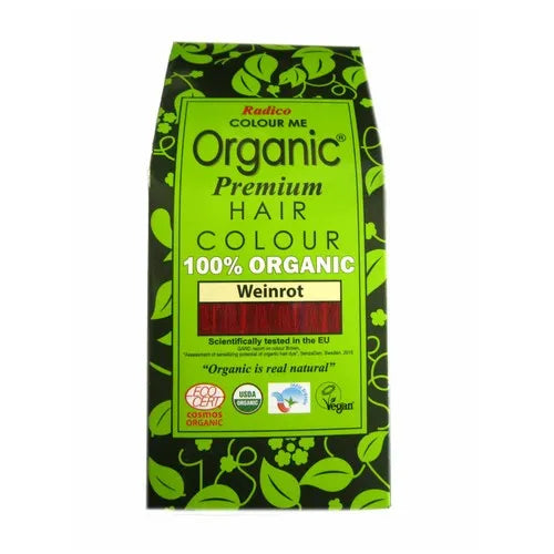 Radico Organic Hair Color Wine Red 100 g