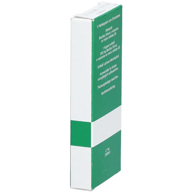 Recarcin D6 = weak (Bacillus firmus D6) capsules UK