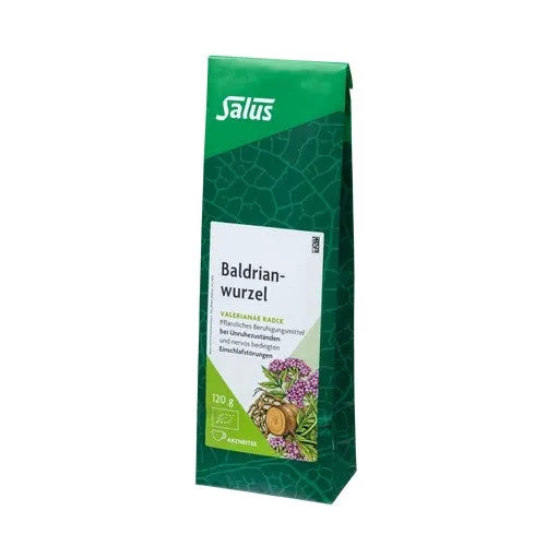 Restlessness, nervous sleep disturbances, VALERIAN ROOT tea organic Valerianae radix Salus 120 g - 2