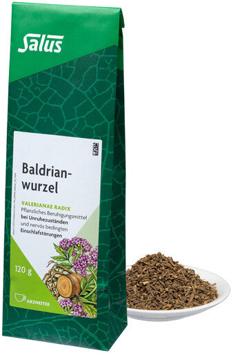 Restlessness, nervous sleep disturbances, VALERIAN ROOT tea organic Valerianae radix Salus 120 g