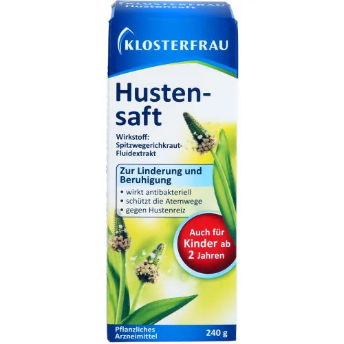 Ribwort leaf cough syrup