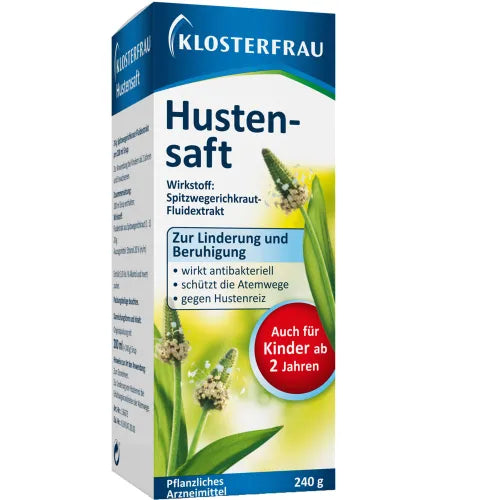 Ribwort leaf cough syrup