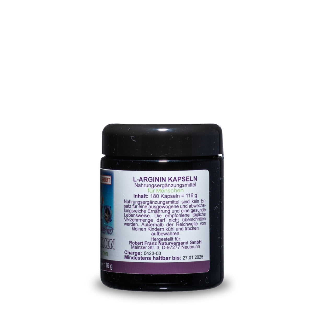 Robert Franz L-Arginine for humans 180 tablets