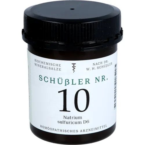 SCHÜSSLER NO. 10 Sodium sulfuricum D 6 Tablets