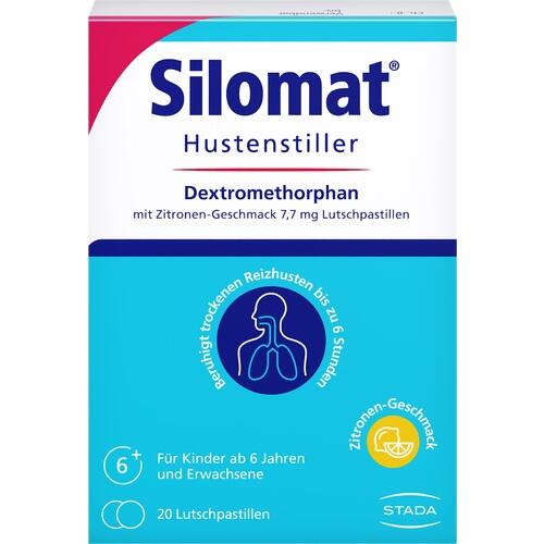SILOMAT Cough Suppressant DMP Lemon Flavored 7.7mg LUP 20 Tablets