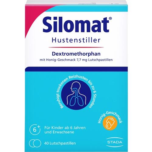 SILOMAT Cough Suppressant DMP with Honey Flavor 7.7mg LUP 40 tablets