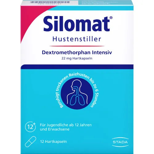 SILOMAT Cough Suppressant Dextromethorphan Intensive 12 tablets ...