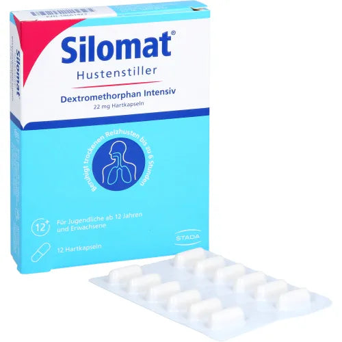SILOMAT Cough Suppressant Dextromethorphan Intensive 12 tablets