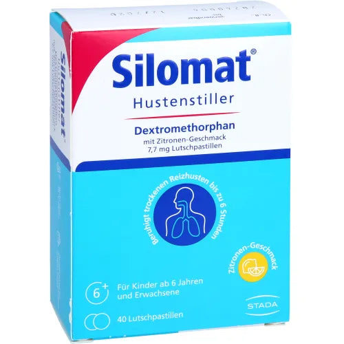 SILOMAT DMP lozenges 40 pc dextromethorphan hydrobromide