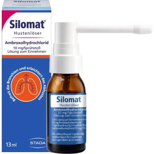 SILOMAT cough solver Ambroxol 10mg spray solution for one 13ml