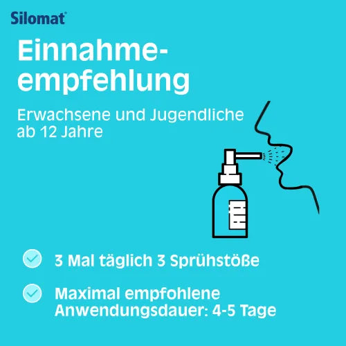 SILOMAT cough solver Ambroxol 10mg spray solution for one 13ml