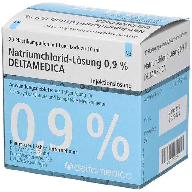 SODIUM CHLORIDE solution 0.9% Deltamedica Luer-Lo Pl.