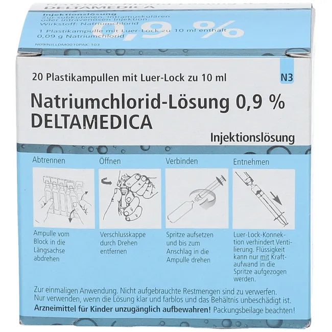 SODIUM CHLORIDE solution 0.9% Deltamedica Luer-Lo Pl.