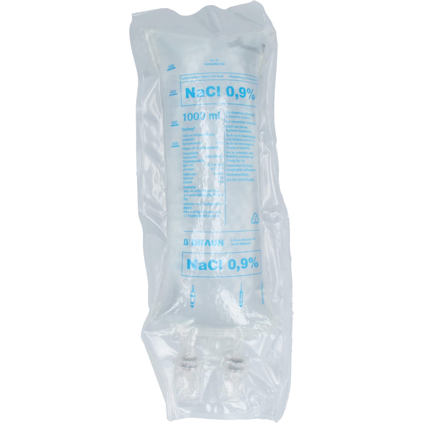 SODIUM CHLORIDE 0.9% Braun Ecobag infusion solution