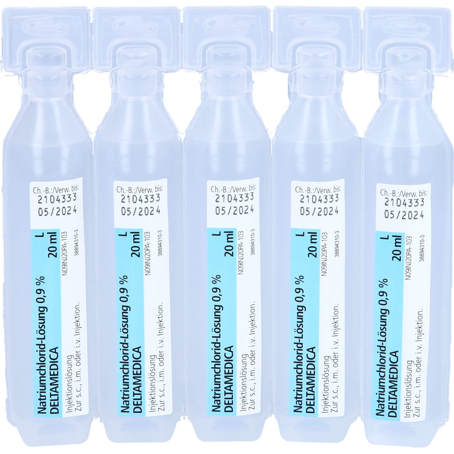 SODIUM CHLORIDE solution 0.9% Deltamedica Luer Pl.