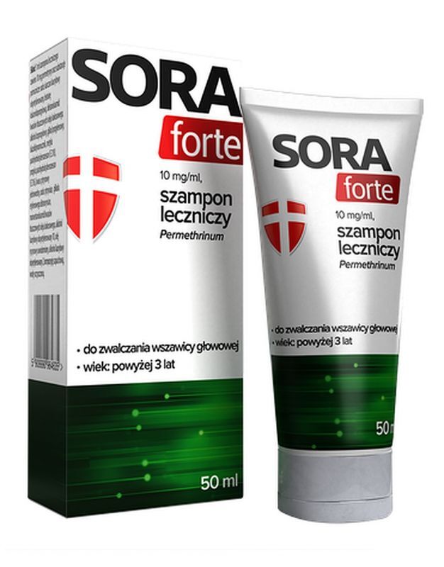 SORA Forte Shampoo 50ml, parasite cleanse