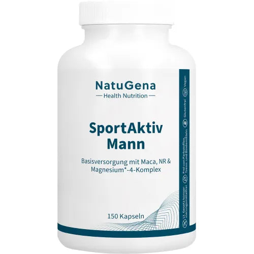 SPORTAKTIV Mann (MAN) Maca+NR+Magnesium Complex Capsules 150 count