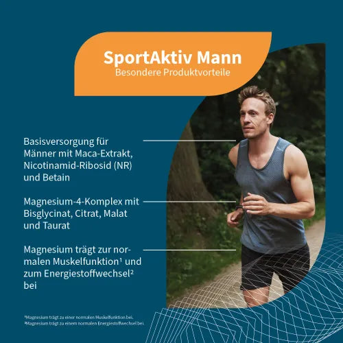 SPORTAKTIV Mann (MAN) Maca+NR+Magnesium Complex Capsules 150 count - 2