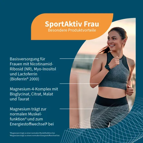 SPORTAKTIV Woman NR+Myo-Inositol+Magnesium Capsules 180 count