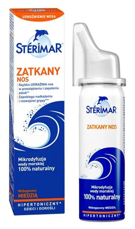 STERIMAR Clogged nose solution hypertonic spray 50ml
