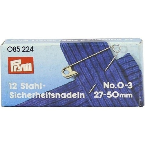 Safety pins, assorted, 12 pieces